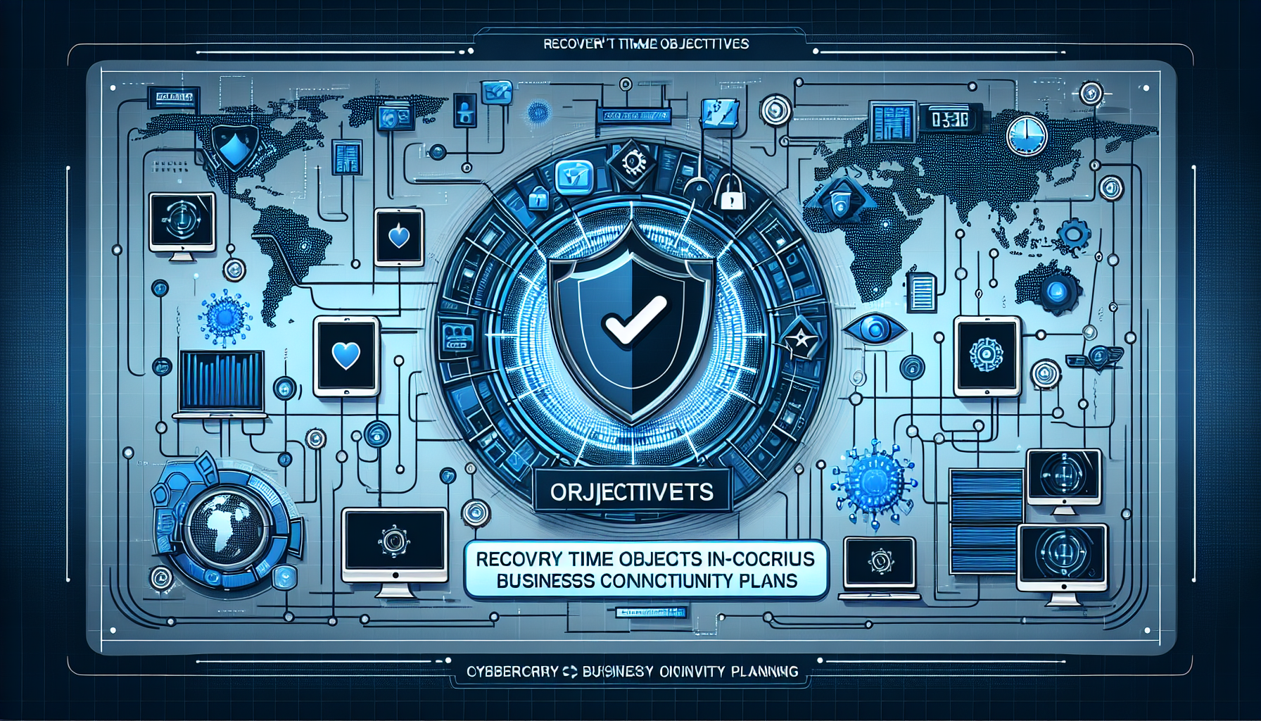 Recovery Time Objectives in Cybersecurity BCPs - A cyber resilience strategy diagram