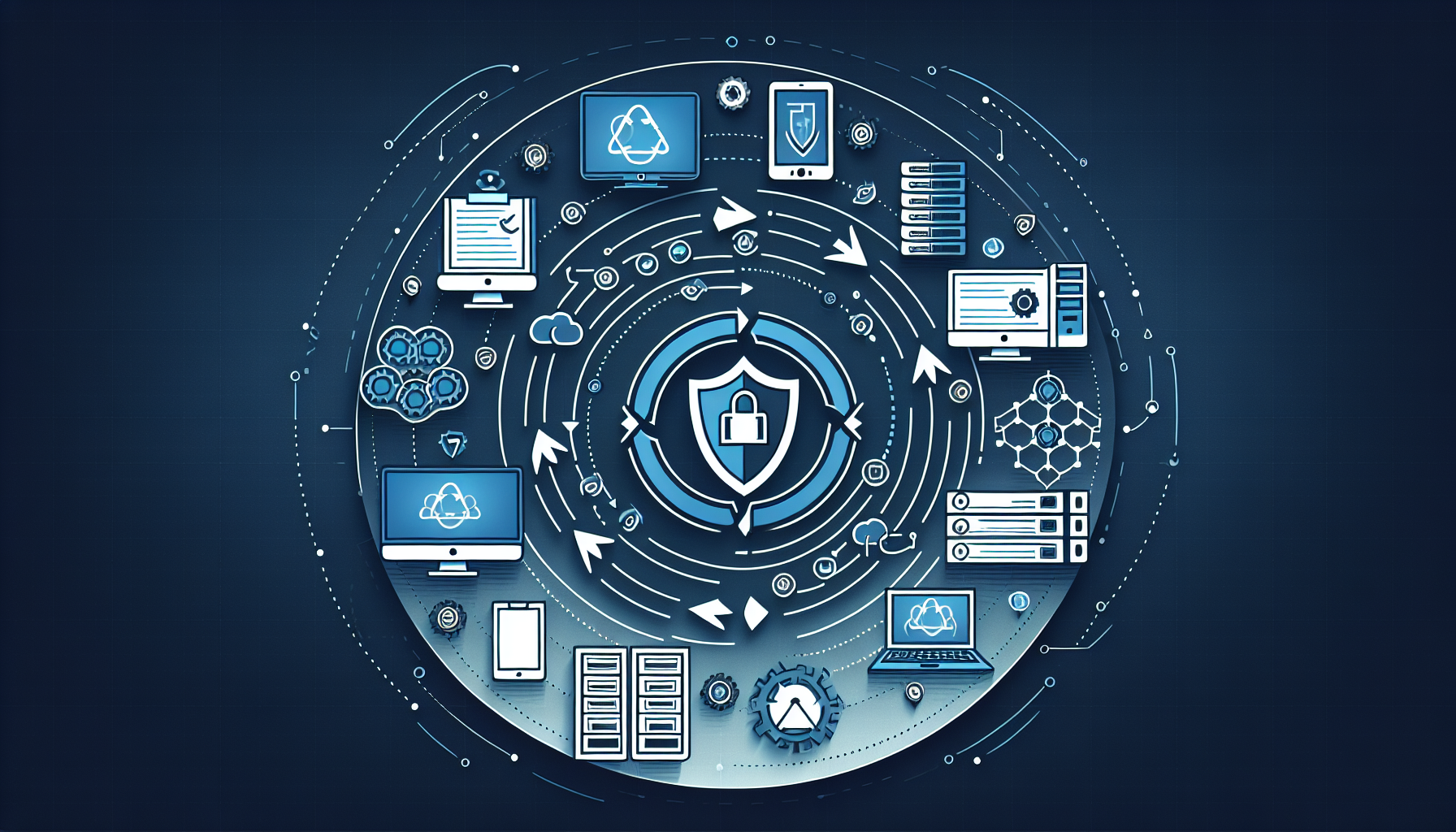 What is Business Continuity Planning Bcp in the Context of Cybersecurity for - A robust business continuity plan displayed on a digital tablet