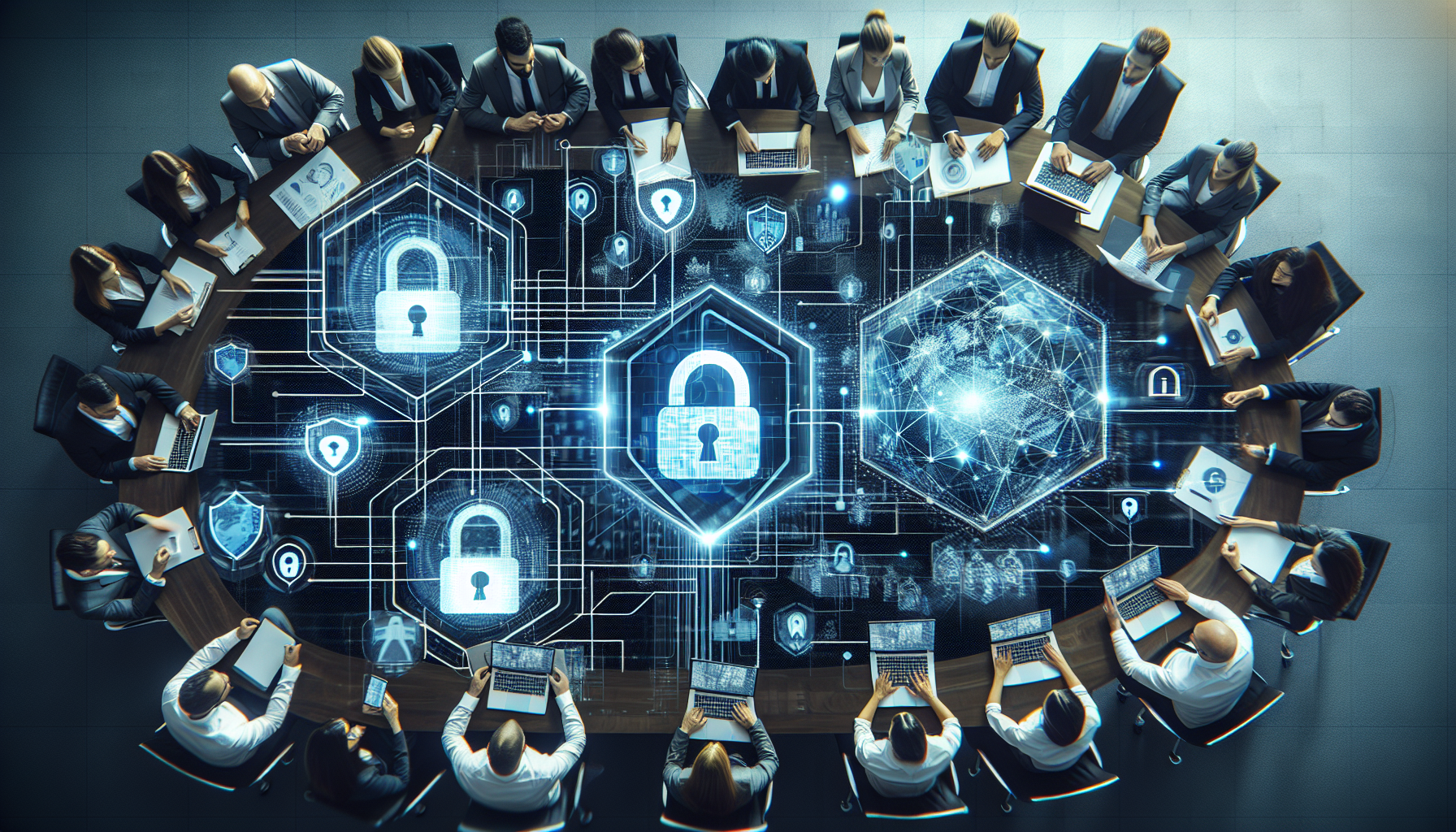 Conducting Effective Cybersecurity Drills for Teams - Team analyzing cybersecurity drill outcomes