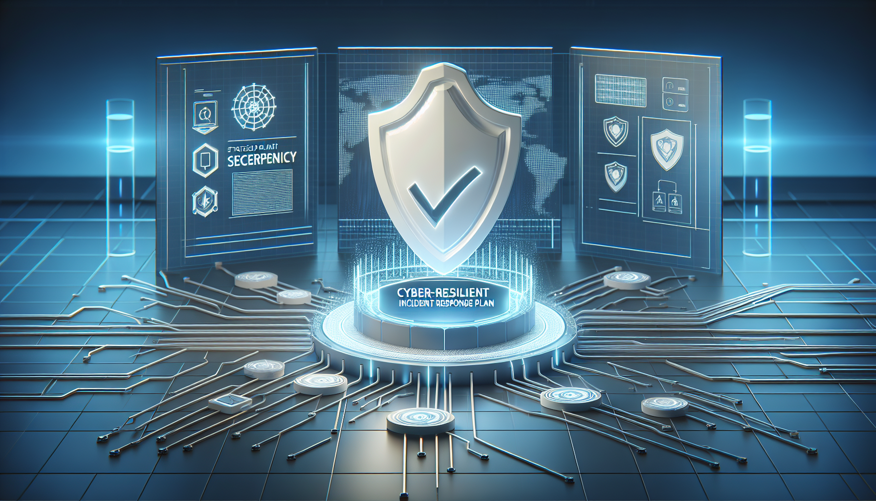 Crafting a Cyber-Resilient Incident Response Plan - keyboard and lock symbolizing cyber security