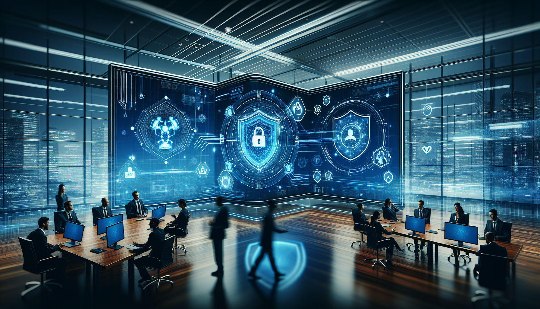 Implementing Cyber Incident Response in BCP - Guide cover showing cyber security shields and icons