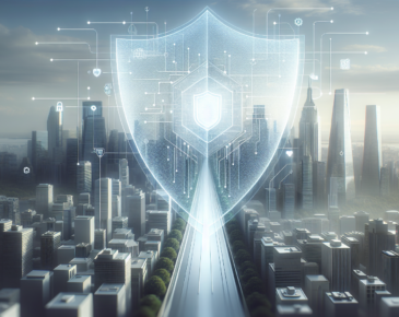 Balancing Cybersecurity and Business Continuity - Case study graphics showing a balanced strategy in action