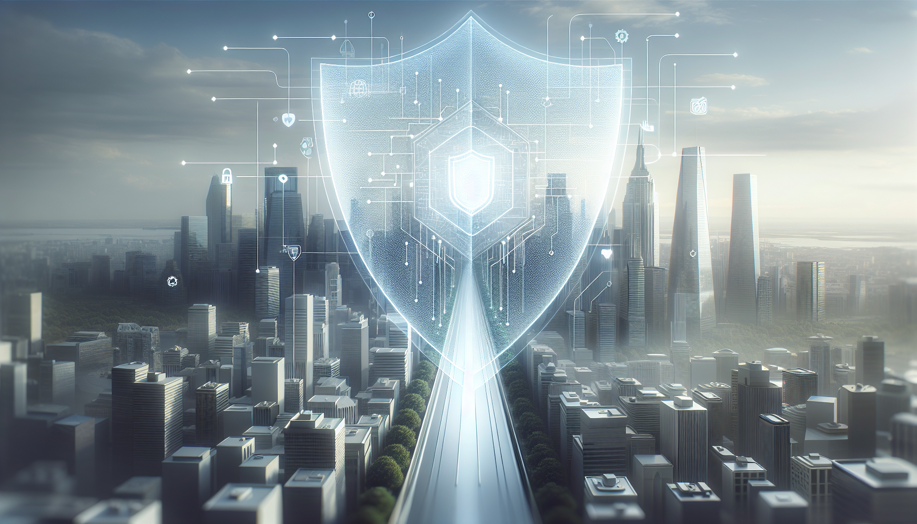 Balancing Cybersecurity and Business Continuity - Case study graphics showing a balanced strategy in action