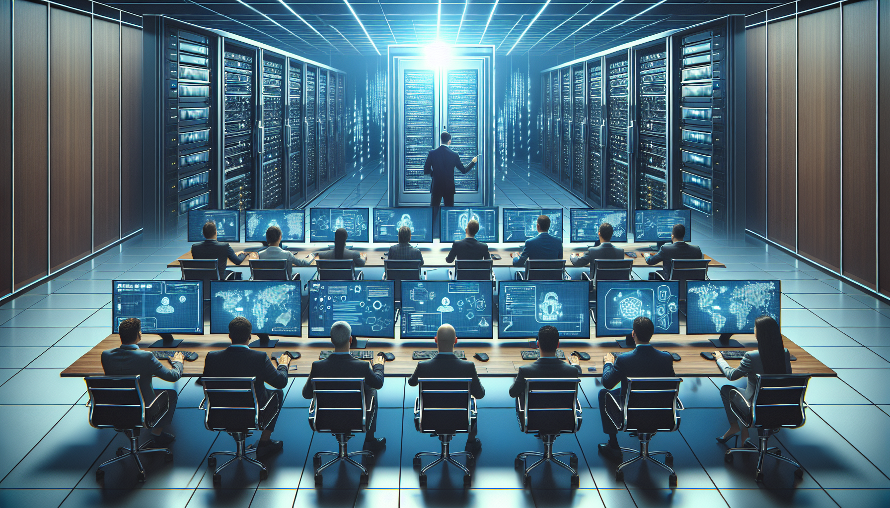 Best Practices for Cybersecurity Drills and Simulations - A team conducting a cybersecurity drill