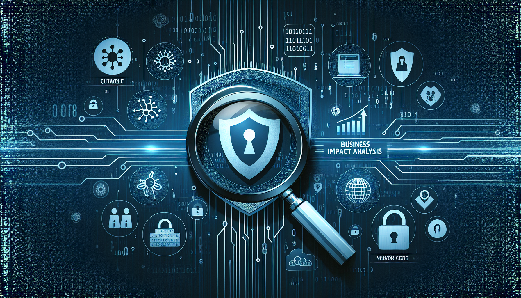 Conducting a Business Impact Analysis for Cyber Threats - diagram showing steps in analysis process
