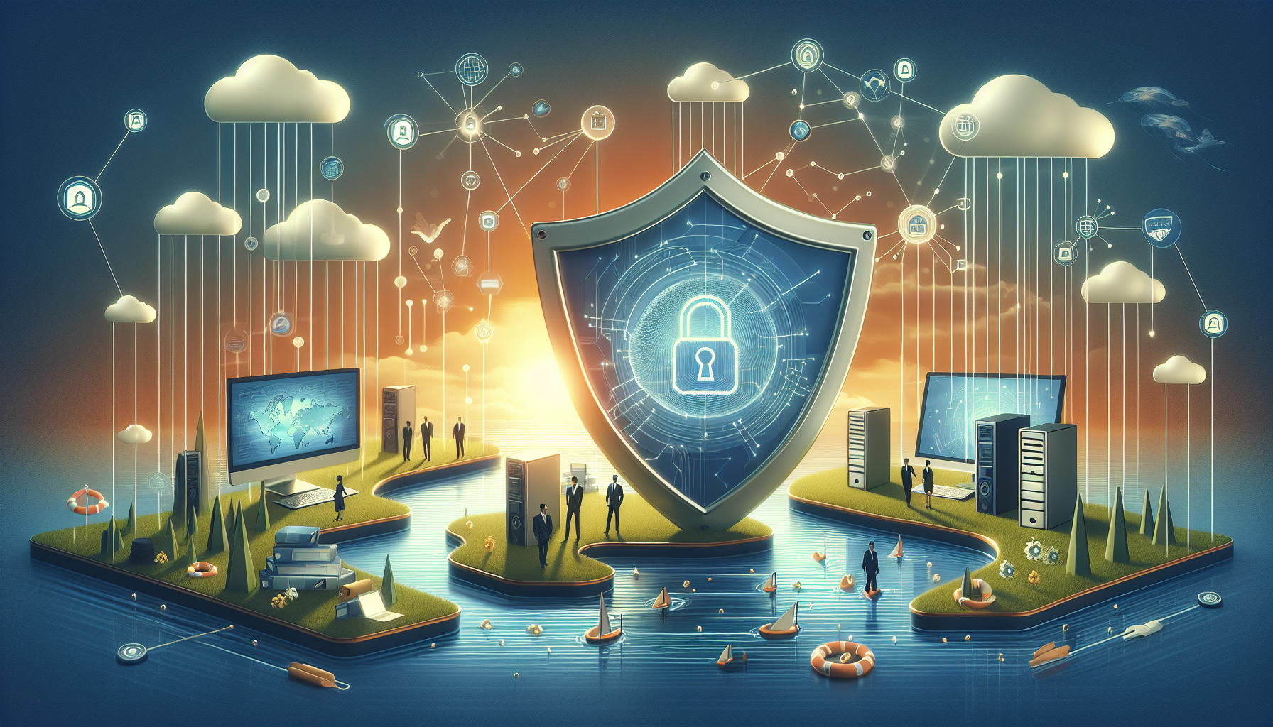 Essential Cyber Risk Assessments for Business Continuity - Graphic showing risk assessment process