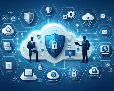 Integrating Cloud Solutions into Cybersecurity BCP - Cloud computing concept graphics
