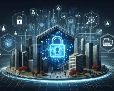 Integrating Cybersecurity into Your Business Continuity - An organized workspace with digital security icons